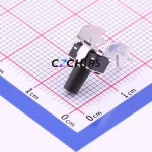 UK-B0209-2-G9.5-250 Tactile Switch Bent Lead Through Hole,6x6mm Single Pole Single Throw Round Button 2.5N Right Angle Insert - Product Image 2