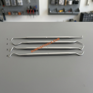 Stainless Steel Jewelry Tweezers Set of 4 <b>Pick</b>-<b>Up</b> <b>Tools</b> for DIY Jewelry Setting and Mould Making - Product Image 5