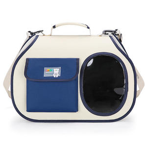 Wholesale New Fashion Breathable Oxford Cloth Cat Carry Bag Portable Foldable Square Cat Backpack for <b>Dogs</b> Outdoor Style Pet Bag - Product Image 3