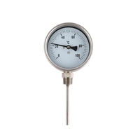 Termometer Bimetal Ganda Tahan Ledakan Kontak Listrik Transmisi Jarak Jauh Penunjuk Aksial Radial IP55 Baja Tahan Karat