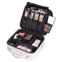 Amazon Cosmetische Reistas Out Makeup Tools Tas Vierkante Vrouwen Fashion Make Up Bag Organizer
