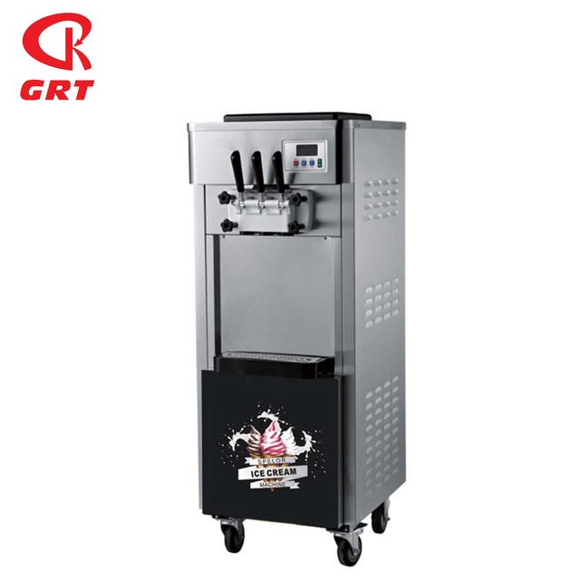 GRT-BQL825D 25L/H Stainless Steel Soft Icecream Maker