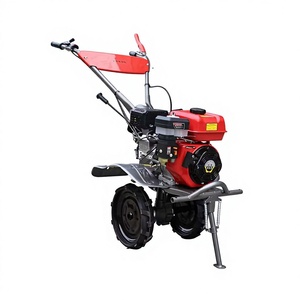 Engine 9HP Direct Connected Small Cultivator Gear Driven Handheld Rotary Cultivator High Productivity for Farms Orchards - Product Image 1