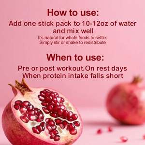 Sporcu Besin Takviyesi Organik Tam Gıda Doğal İçerikli Kolay Karıştırılan Toz Antrenman Öncesi ve Sonrası Toz - Product Image 6