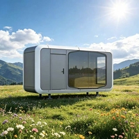 Maison conteneur préfabriquée en acier étanche Royalstar F16 pour glamping moderne, cabine capsule spatiale, boutique et bureau