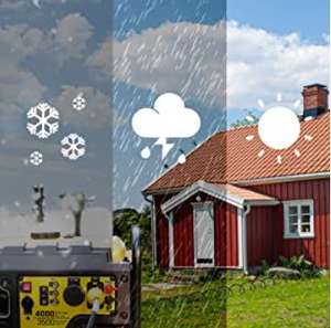 4プロング30アンプ25フィート発電機延長コードNEMA L14-30P/L14-30R 125/250V最大7500W 10ゲージSJTW発電機コード - Product Image 6