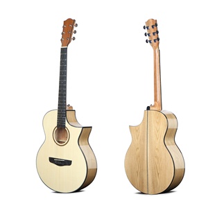 Guitarra Acústica de Gama Media, Tapa de Abeto, Fondo de Catalpa, 40 Pulgadas, Guitarra Deviser L-610 - Product Image 1