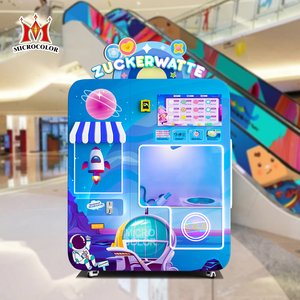 Nuova Macchina Automatica Commerciale per Zucchero Filato 2025 con Accettatore di Monete, Banconote e Carte di Credito - Product Image 1