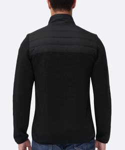 Veste matelassée ultra légère pour homme, manteau d'hiver personnalisé avec col montant, logo frontal, imperméable, directement de l'usine - Product Image 2