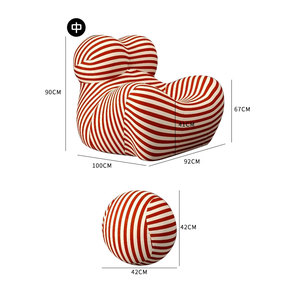 Silla con forma de Alien del norte de Europa, asiento de ocio, silla de bola creativa, sofá - Product Image 6