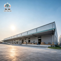 Almacén Logístico de Gran Envergadura - Edificio Prefabricado de Estructura de Acero para Distribución y Almacenamiento de Comercio Electrónico
