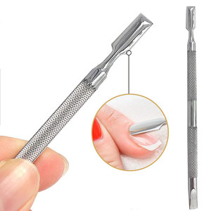 Pousse-cuticules et coupe-cuticules double extrémité Morje Surgical en acier inoxydable réutilisable de haute qualité pour le nettoyage des ongles et l'élimination des peaux mortes - Product Image 4