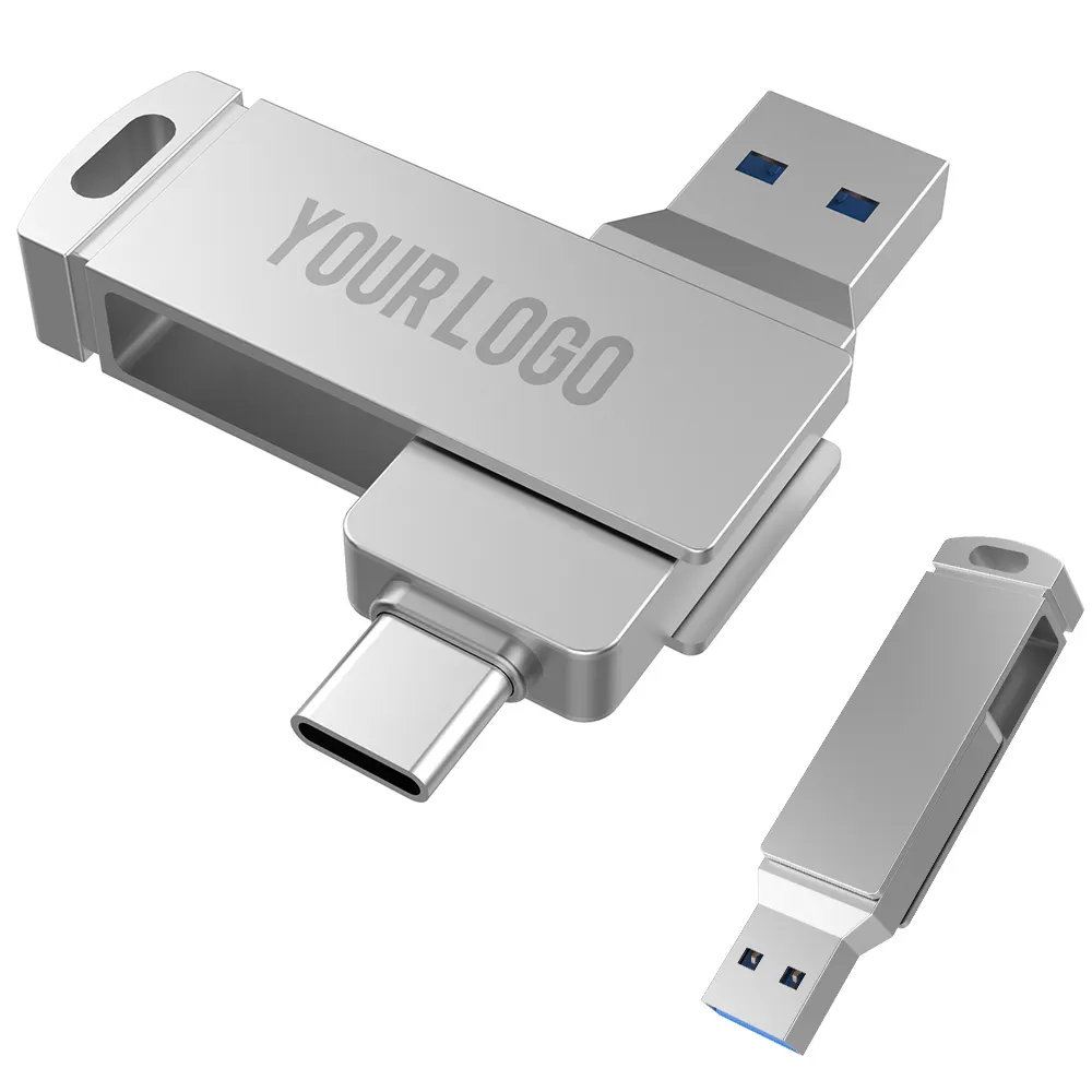 Multifunction otg usb flash drive 128GB 256GB OEM custom Logo pendrive 2tb usb 3.0 flash drive memory stick