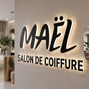 Letras de Canal LED Personalizadas, Letras LED Retroiluminadas, Letrero con Logotipo, Letrero Luminoso de Pared Interior para Uso Comercial en Oficinas - Product Image 6