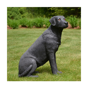 Sculpture de décoration d'intérieur, chien malinois <span class=keywords><strong>belge</strong></span> des forces spéciales, bronze, taille réelle, animal antique en métal, 1 pièce, art populaire européen - Product Image 5