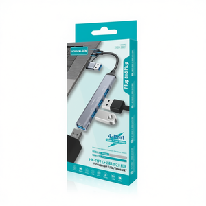 Wholesale 4-in-1 Type-<b>C</b> + USB 3.0/2.0 <b>Hub</b> - Product Image 1