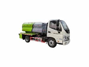 รถดูดและฉีดน้ำแรงดันสูง FOTON 5 ลูกบาศก์เมตร สำหรับทำความสะอาดท่อระบายน้ำและถังบำบัดน้ำเสียในเขตเทศบาล - Product Image 1