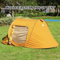 Tente de camping tunnel de plage entièrement automatique coupe-vent, ouverture en 1 seconde, pour pique-nique et sorties printanières au Moyen-Orient