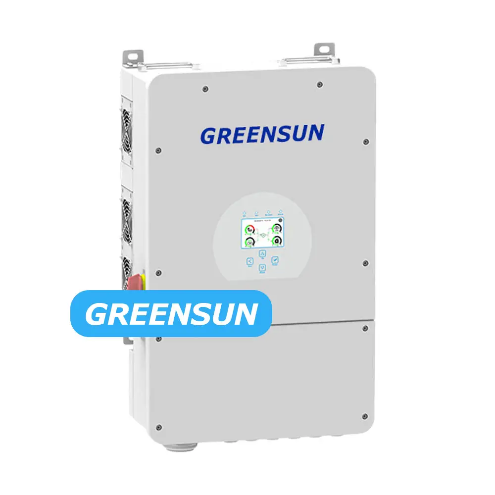 Greensun inversor híbrido 10 kw, fora da grade, boa qualidade para baterias lifepo4, conectar o vento
