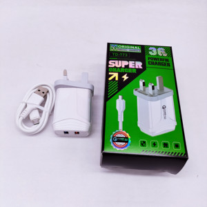Chargeur mural USB multi-ports en gros en Chine Adaptateur de chargeur rapide au Royaume-Uni pour chargeurs de téléphones portables TD-T73 de smartphones - Product Image 6
