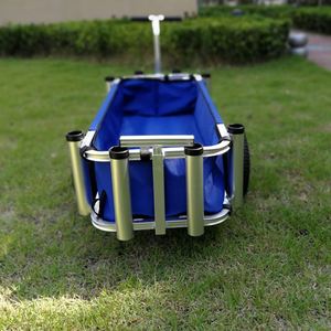 Hoge Capaciteit Strand Trolley Winkelwagen Karper Vissen Camping Outdoor Vissen Kar Met Twee Ballon Wiel - Product Image 3