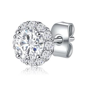 इवेंची विंटेज ट्रेंडी पीतल तांबे के मिश्र धातु प्लेटेड महिलाओं के जिरकॉन स्टड इयररिंग्स - Product Image 1