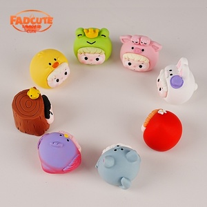 Figurine décorative de bureau peinte, jouet Kawaii créatif, petite bibelot tendance, sac/boîte surprise en résine - Product Image 4