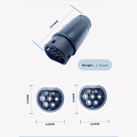 Nouvel adaptateur de chargeur EV Goodev Tech GDE-GBT2002 32A 3 phases 22KW GBT vers Type 2 IP44