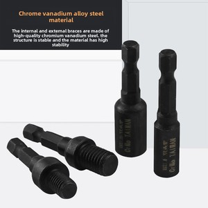 Self Tapping Threaded Insert Nut Driver Bit Installation Tool Double Head <b>Screwdriver</b> Socket Hex Shank Double-Headed Design Simp - Product Image 5