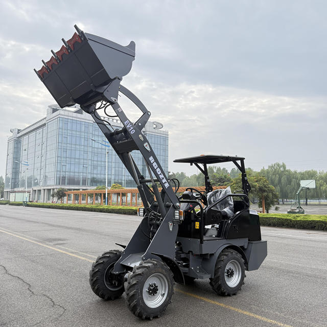 Compact Front Electric Wheel Loader 400-1000kg Payload Mini Telescopic Wheel Loader Optional Lead-acid or Lithium Battery