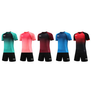 Venda Direta da fábrica 100% Poliéster Soccer Jerseys Logotipo personalizado Running Men's Professional Training Sportswear Team Uniformes - Product Image 1
