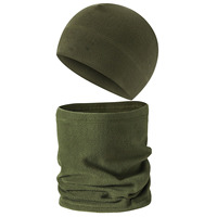OHGC-026 Bonnet en polaire camouflage d'hiver Écharpe épaisse Cyclisme en plein air Protection contre le froid respirant Doublure de casque tactique Unisexe