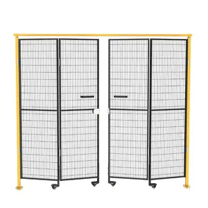 Tùy chỉnh hàng rào an ninh thép cho Robot Máy sơn tĩnh điện khung kim loại xử lý nhiệt gỗ bảo vệ hàng rào an ninh - Product Image 2