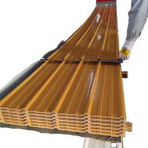 Hoja de techo de acero corrugado de Metal prepintado de Color de China/<span class=keywords><strong>Precio</strong></span> de hoja de techo de acero <span class=keywords><strong>trapezoidal</strong></span> prepintado por hoja - Product Image 6