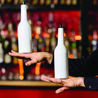 Bouteille d'entraînement professionnelle pour barman de bar de nuit, modèle de performance pour la pratique du flair