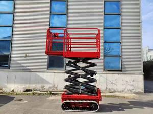 รถกระเช้าแบบกรรไกร 10 เมตร ปรับแต่งได้ เคลื่อนที่ได้ด้วยตัวเอง แท่นยกแบบกรรไกรสำหรับงานบนที่สูง มีจำหน่าย - Product Image 4