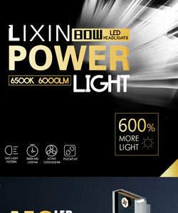 Bombilla LED de Conversión para Faros Delanteros D3s H4 H7 H11 <span class=keywords><strong>M8</strong></span> Pro de 60W, Precio al por Mayor, para <span class=keywords><strong>BMW</strong></span> F10 E90 F30 E60 G20 - Product Image 5