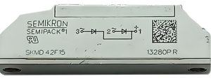 ใหม่สำหรับ SKMD42F15 โมดูลไดโอดความเร็วสูง ไดโอดคู่ แคโทดทั่วไป 1500 โวลต์ 42 แอมป์ สูงสุด 1.85 วี ซับเฟิร์สเมานท์ - Product Image 6