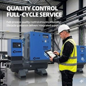 Compresseur d'air rotatif à vis 4 en 1 haute efficacité KELAIDE 37 kW 12 bars pour découpe laser - Product Image 3