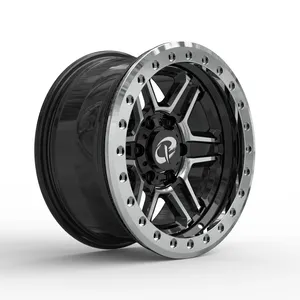 17 Inch Off-road Beadlock Wheel 4x4 SUV Wheel Custom 6 Hole Forged Wheel