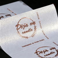 Étiquette de bouteille de vin personnalisée de luxe, dorure à chaud, gaufrage, revêtement brillant UV, autocollant en papier nacré imperméable