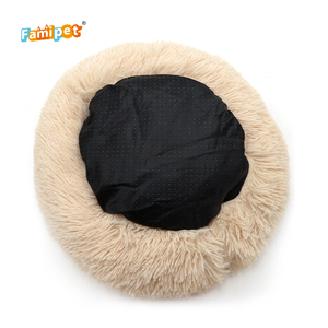 Coussin rond moelleux et antidérapant pour chien Famipet Wholesale, confortable, lavable et apaisant. - Product Image 3