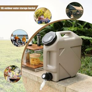 Jarra de Agua Portátil de HDPE de 2.6 Galones con Logotipo Personalizado, Antideslizante, Ecológica, con Grifo para Camping, Libre de BPA, Sin Fugas, Tanque de Agua de Emergencia - Product Image 4