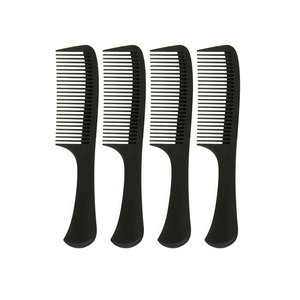 Peine de mango largo Antiestático de fibra de carbono negro para <span class=keywords><strong>mujer</strong></span> - Product Image 1