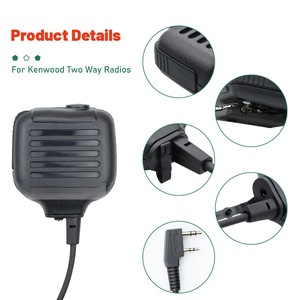 Microphone haut-parleur KMC-17 pour radios bidirectionnelles Kenwood TK-2200 TK-3200 TK-2100 TK-208 TK-2102 TK-220 TK-240 ou Puxing Wouxun - Product Image 2