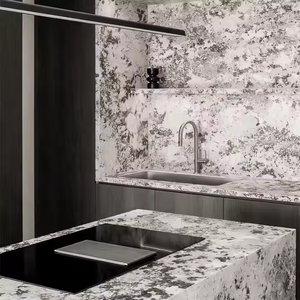 Losa de Piedra Transparente de Color Claro de Lujo, Losa de Mármol Natural Translúcido, Adecuada para Decoración de Paneles de Pared y Encimera - Product Image 3