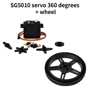 MG996R SG 90 SG5010 Servo 360 Degrees Continuous <strong>Rotation</strong> N20 TT Motor 5V Stepper Motor Micro Servo Motor RC Servo With Wheel - Product Image 4