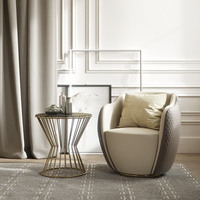 Chaise de luxe légère pour salon, meubles pour la maison, canapé simple en tissu, chaise italienne de négociation de loisirs, fauteuil très simple