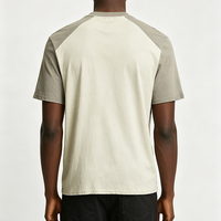 Service OEM, T-shirt personnalisé de haute qualité 100% coton, coupe ample, tendance streetwear, imprimé DTG, effet vieilli, col rond