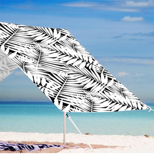 Parasol de plage vintage à rayures en forme de A, tente solaire en aluminium de qualité supérieure, installation facile, cabane en toile pour pique-nique et plage - Product Image 6